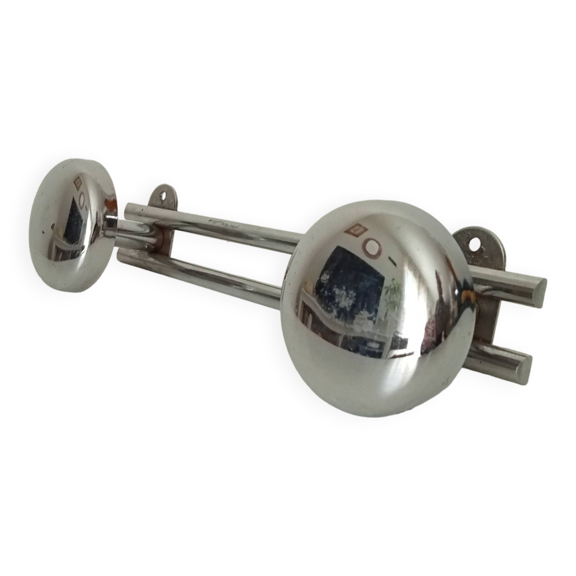 Vintage chrome coat rack from the 70s