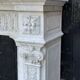 Napoleon III fireplace in Carrara marble