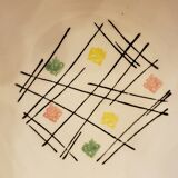 4 GIEN Arlequin soup plates