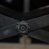 Industrial metal and wood console 1920