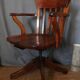 Fauteuil de bureau Américain en bois naturel
