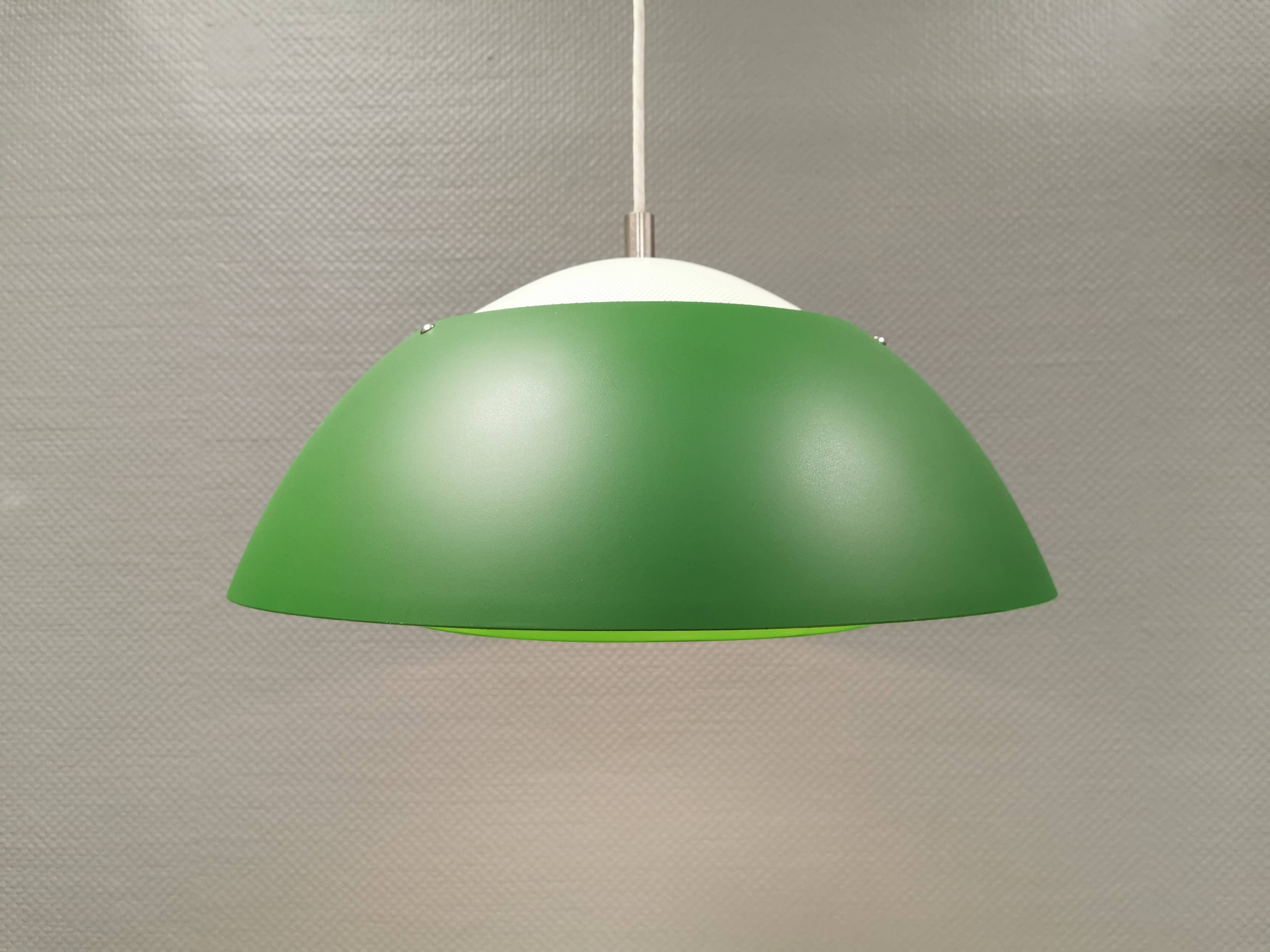 Nice refurbished design Safari hanging lamp 1980s Denmark