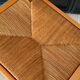 Pair of solid elm chairs with straw – Maison Regain, here