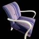 paire de fauteuils clubs art deco