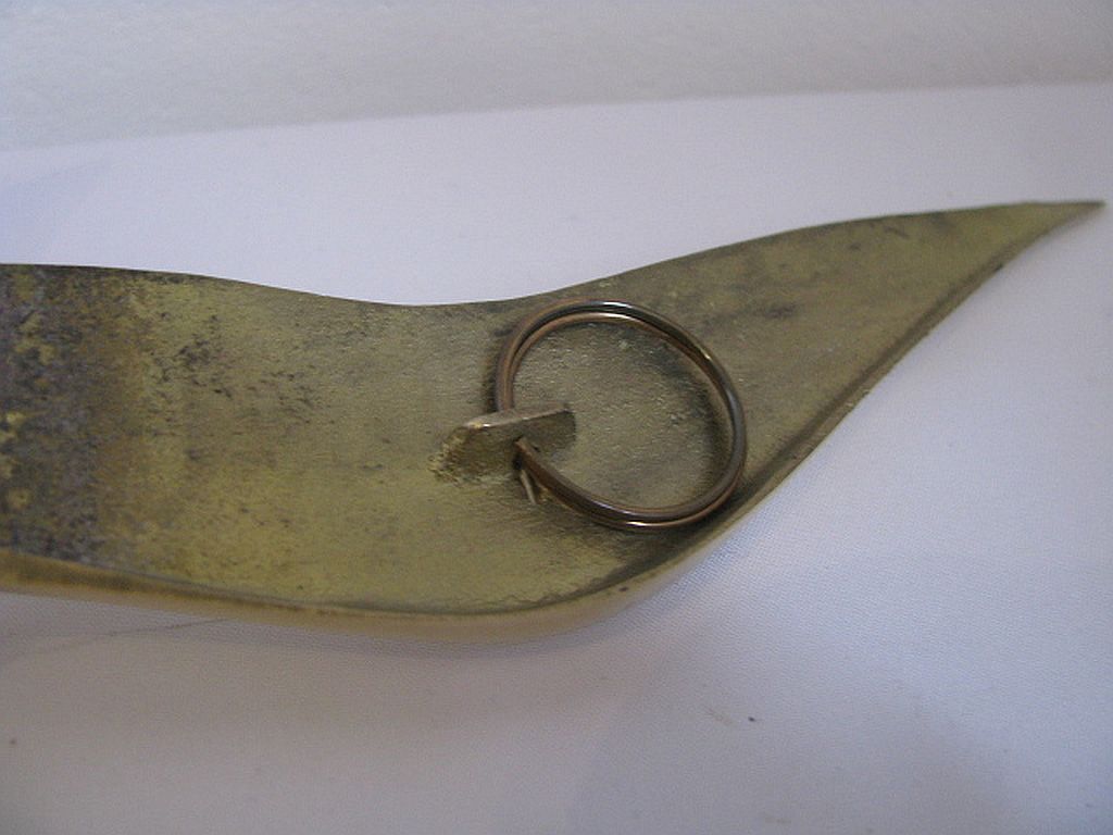 Wall Decoration Set 3 X Seagull / Swallow / Bird. Brass 70 / 80s