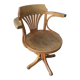 Fauteuil Thonet pivotant en bois