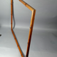 Old frame wood bamboo way 73,5x61,5 foliage 70x58 cm SB