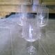 5 Verres à vin en cristal