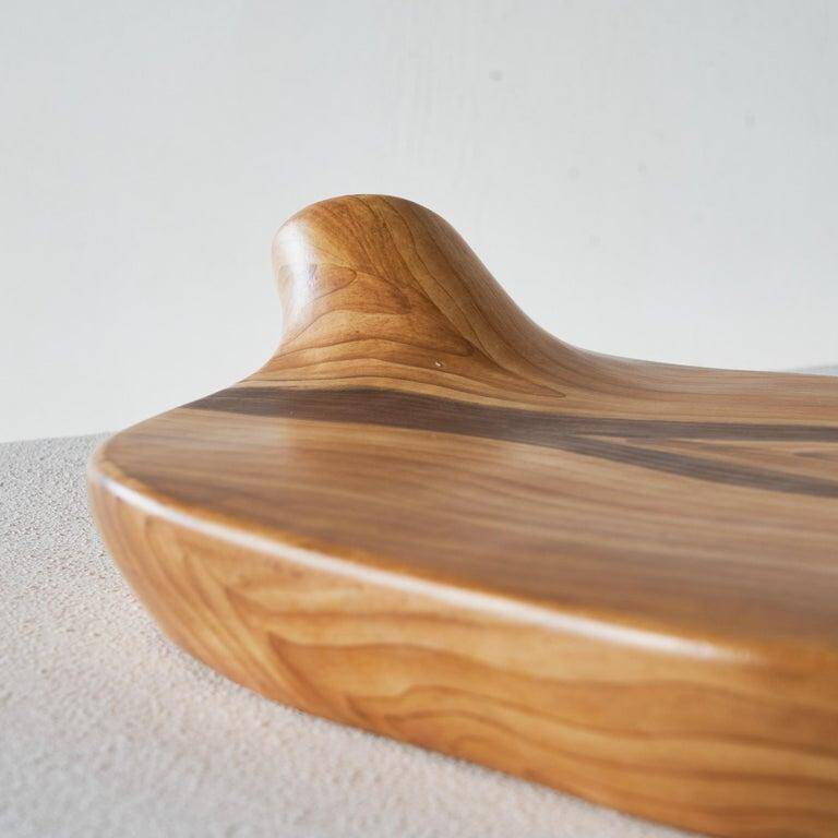 Grandjean-Jourdan 'Faux Bois' ceramic table centrepiece Vallauris 1960s