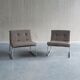 Mid-century modular lounge chairs