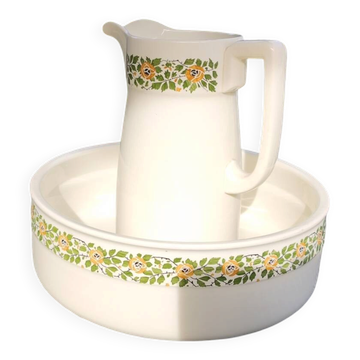 Nécessaire de toilette ancien en faïence Villeroy & Boch (1920-1931)