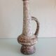 Beige soliflore vase ceramic Fat Lava / vintage 60s-70s