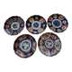 5 assiettes Imari Fuki Choshun Arita Japon XIXème