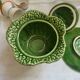 Mustard pot in cabbage slip
