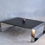 Exceptional large coffee table "RING" signed ORSENIGO by Mauro Lippar.