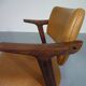 Rosewood and leather armchair from GM, 1960s