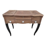 Console desk dressing table solid wood restyled tray shutters dp 1022222