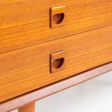 Commode basse par Erik Brouer pour Brouer Møbelfabrik (Danemark, 1960)