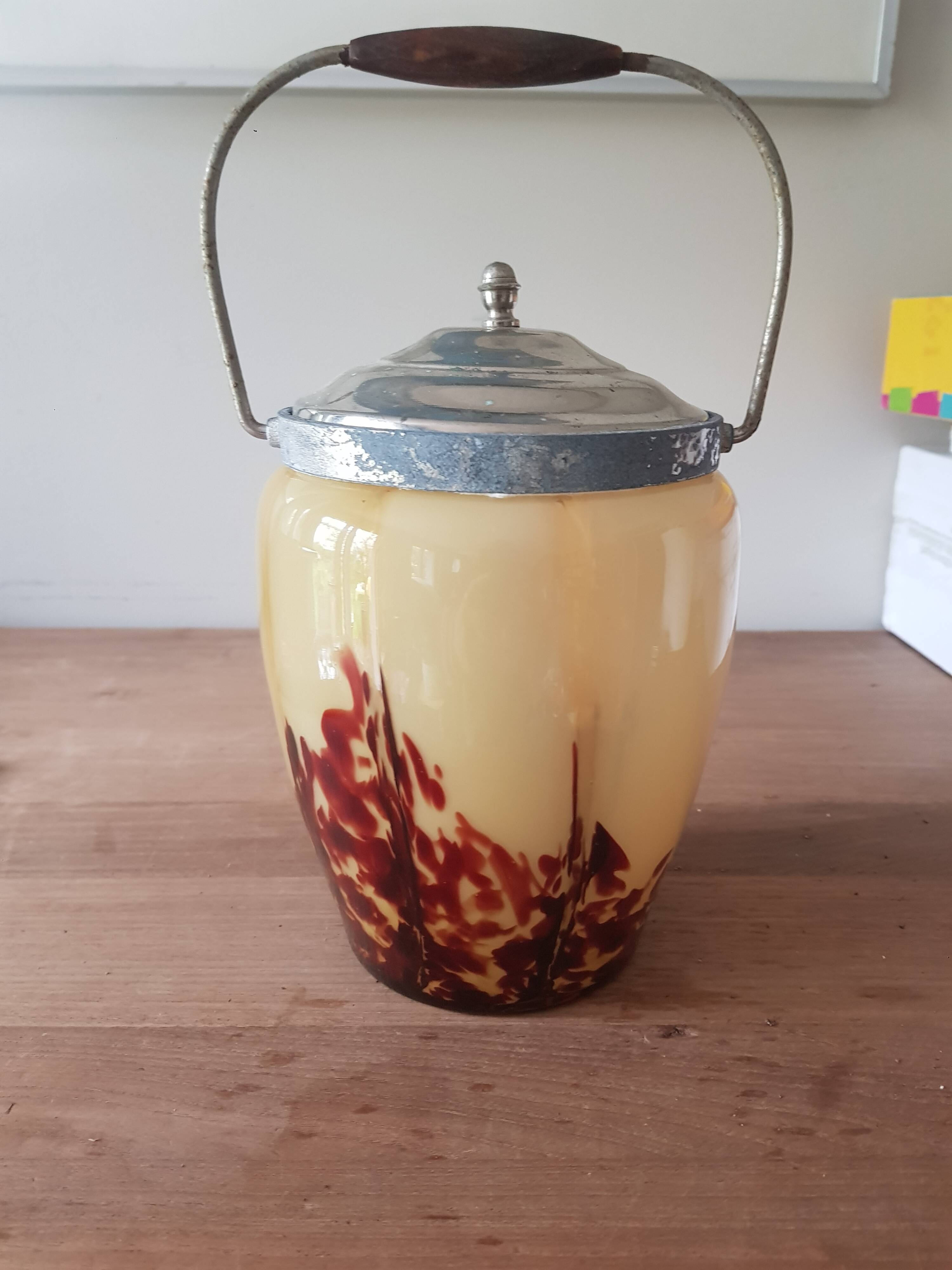 Bucket or biscuit tin