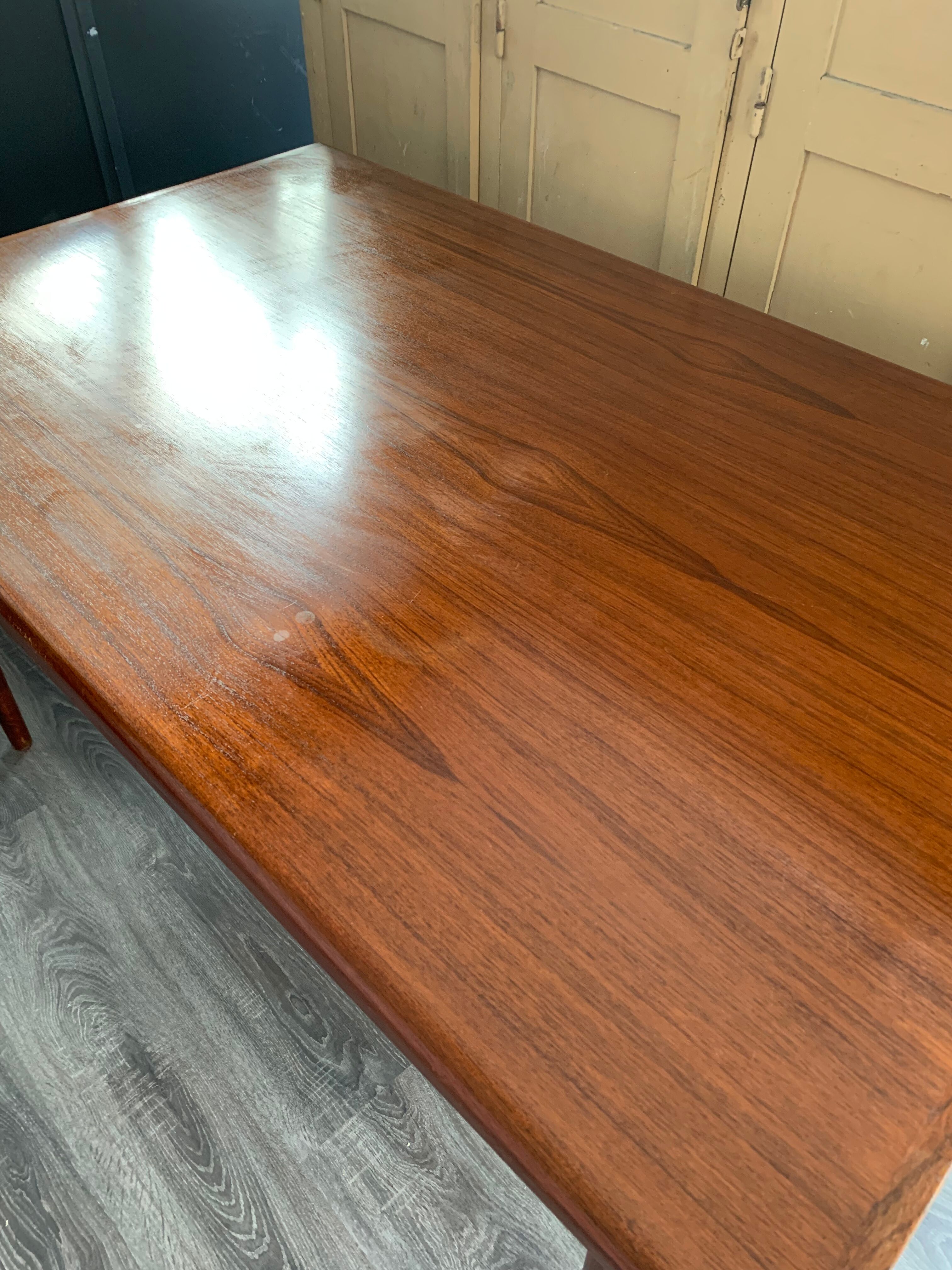 Scandinavian teak dining table
