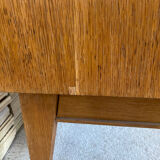 Oak buffet enfilade