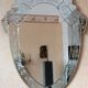 Venetian oval mirror 1970 vintage - 119x74cm