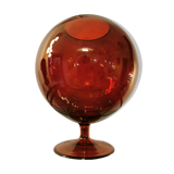 Vintage glass ball vase blown from Italy