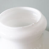 White opaline ceiling lamp or suspension