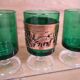 6 vintage white wine glasses Luminarc France