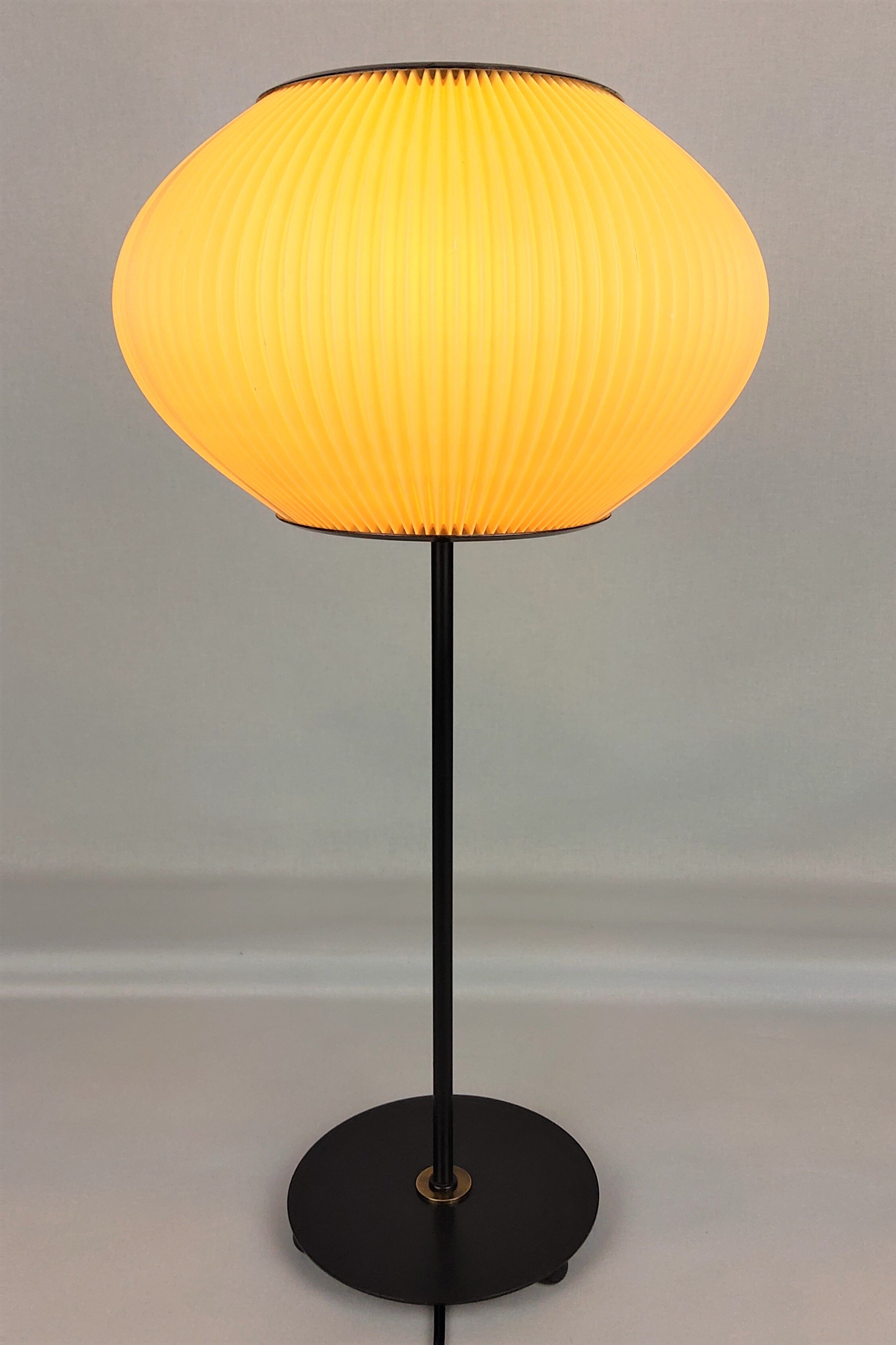 Lampe vintage abat-jour Rispal 1960