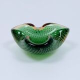 Cendrier en verre de Murano bullicante par Barovier & Toso, Italie, années 1960