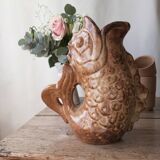 Vase poisson en grès