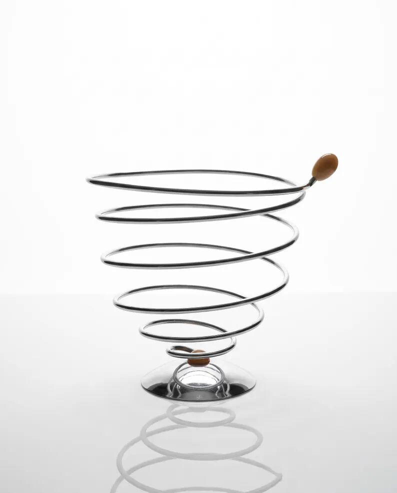 Vintage spiral fruit bowl "Flashdue Italy" - 1980s - Italian design