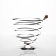 Vintage spiral fruit bowl "Flashdue Italy" - 1980s - Italian design