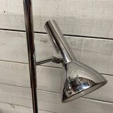 Chrome floor lamp with 3 vintage design spotlights from the 70s