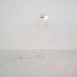 White metal floor lamp, 1960's
