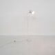White metal floor lamp, 1960's