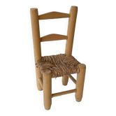 Chaise miniature pour poupée
