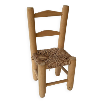 Miniature chair for doll