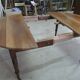Round table 4 feet, opening with walnut shutters