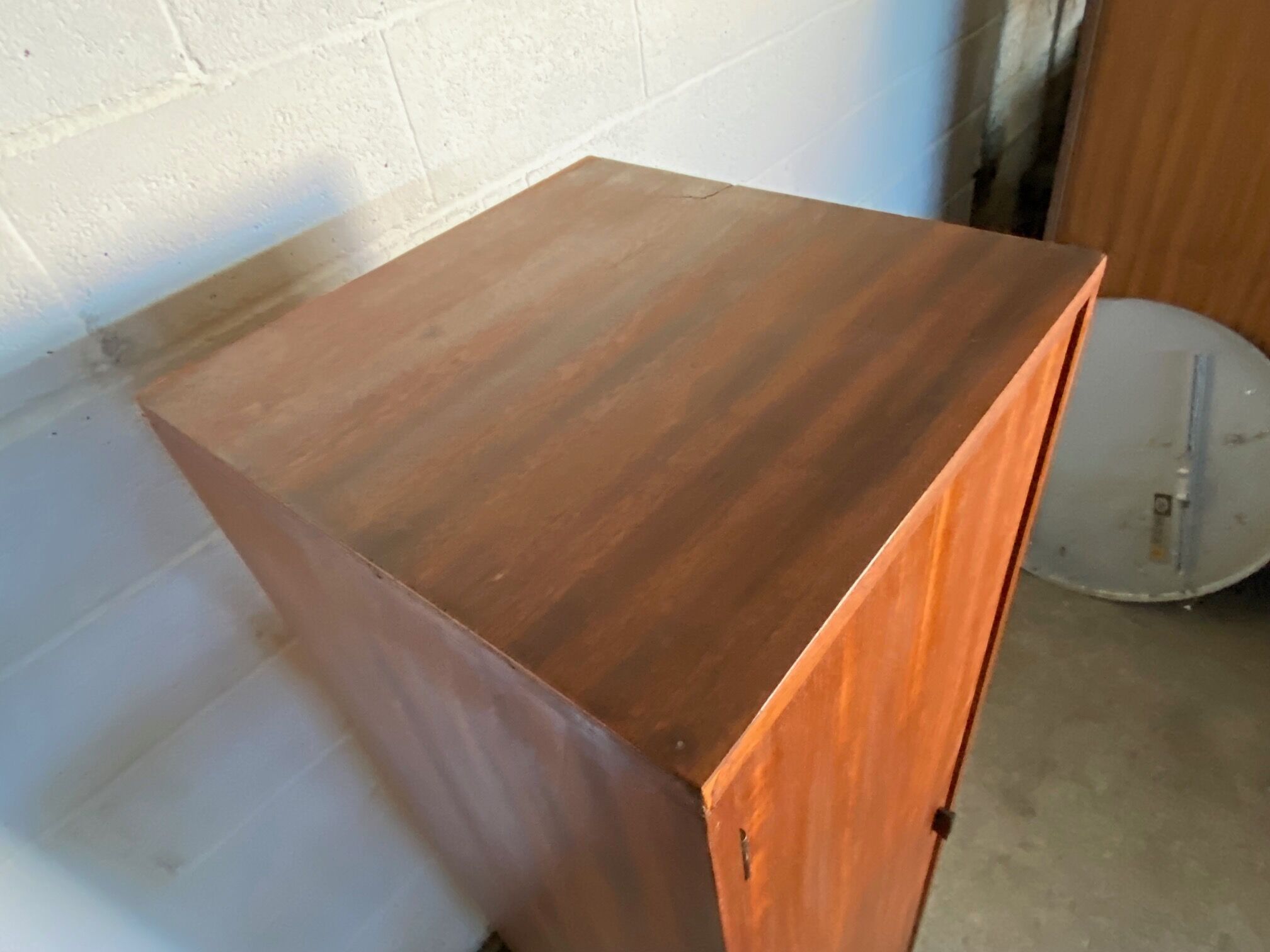 High cabinet one teak door 60s