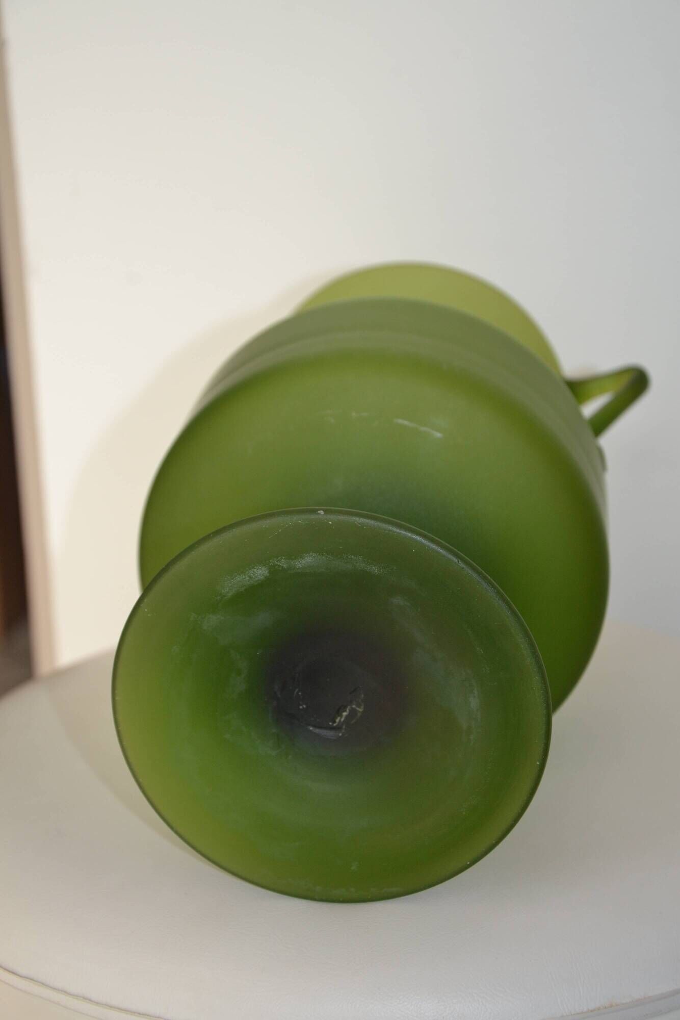 Vase made of glass paste