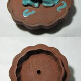 Old small Chinese Yixing terracotta teapot