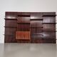 Wall unit by Finn Juhl for Bovirke, Denmark, 1960s.