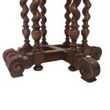 French Walnut Plant Table On Twisted Legs, Circa 1880