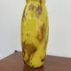 Large marbled yellow Art Deco vase