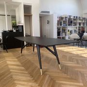 Gio Ponti Table D.859.1 Reissue 2023 Molteni in black ash wood