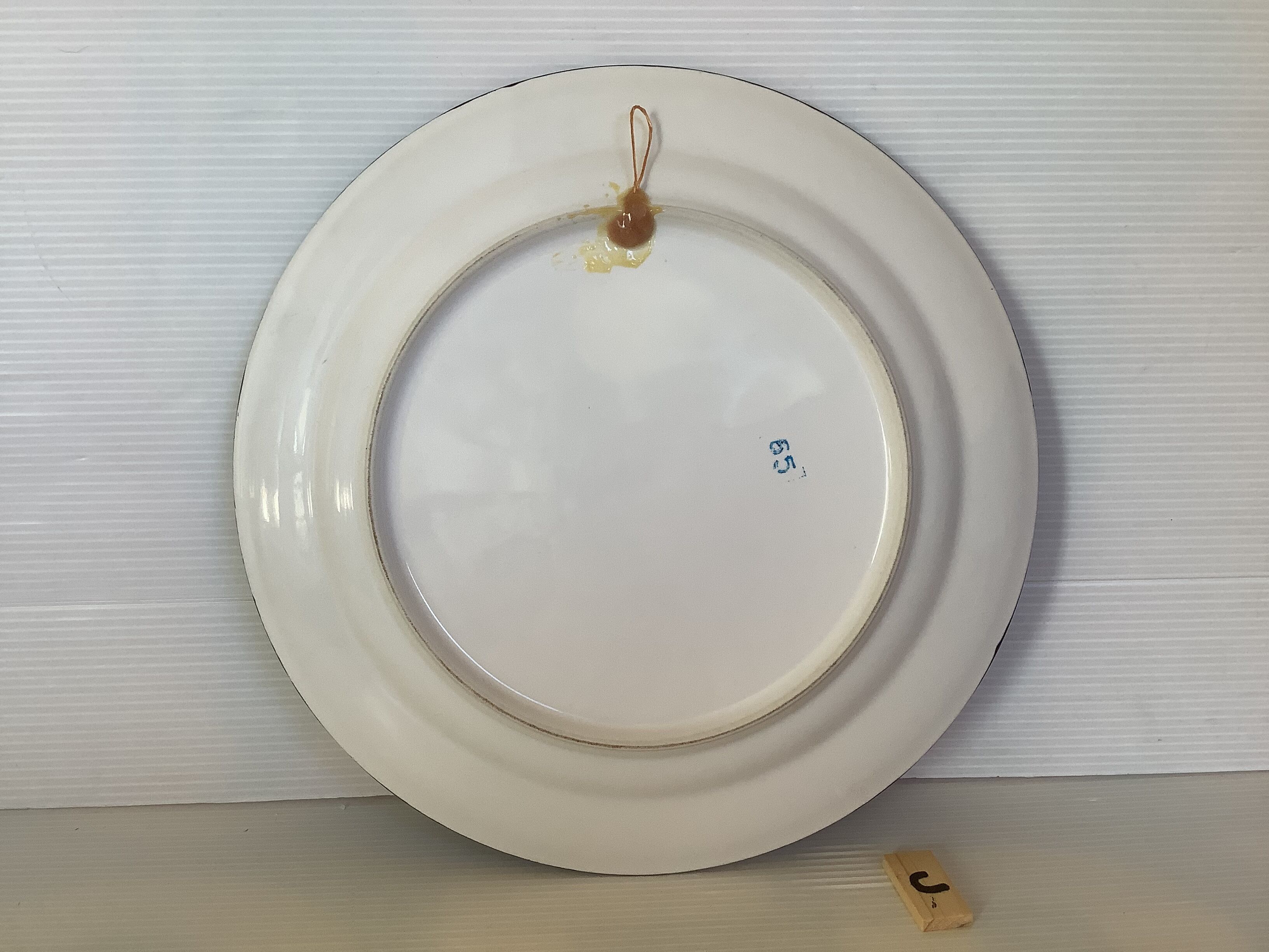 Hand-painted Russian embossed plate