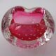 Pink Sommerso Murano Glass Ashtray, Italy, 1960s