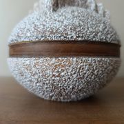Brutalist fat lava round vase | West Germany 60s/70s